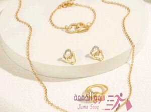 أطقم مطلية ذهب