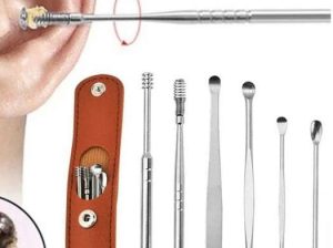 أدوات معدنية تنظيف الأذن الطبية من الصمغ
