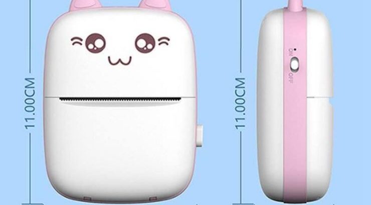 Meow Mini Label Printer ملصقات طابعات محمولة