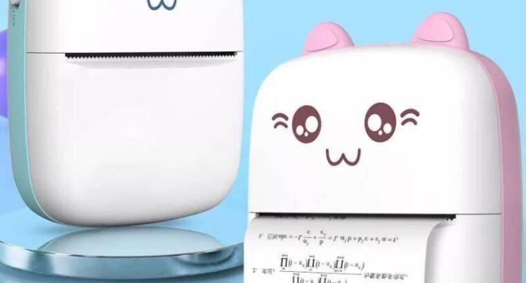 Meow Mini Label Printer ملصقات طابعات محمولة