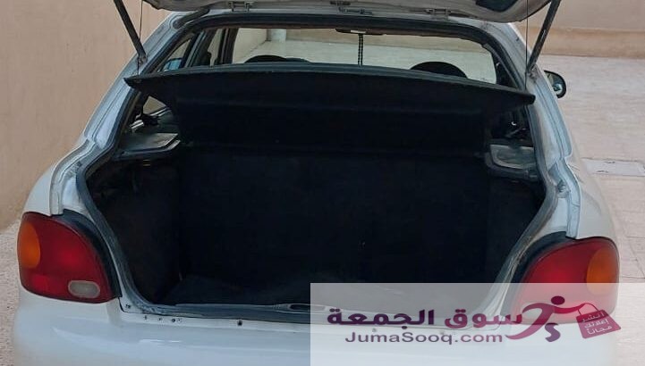 هونداي اكسنت ٩٦ لون ابيض جير عادي للبيع بشكل مستعجل