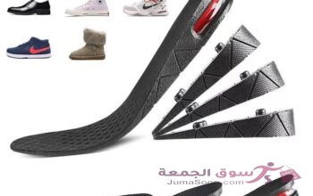 ضبانات طول 9 سم مكون من 4 طبقات كل قدم قياس 9 سم للرجال والنساء زيادة الطول 3-9سم تجربة الراحة تأتي
