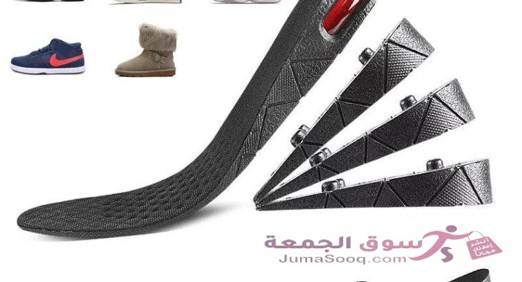 ضبانات طول 9 سم مكون من 4 طبقات كل قدم قياس 9 سم للرجال والنساء زيادة الطول 3-9سم تجربة الراحة تأتي
