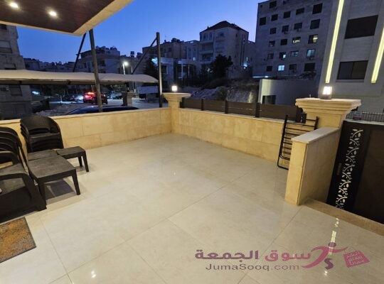 شقه ارضيه فاخرة للبيع 180م + ترس 50م وكراج خاص مستقل في تلاع العلي جديدة – 0792395756